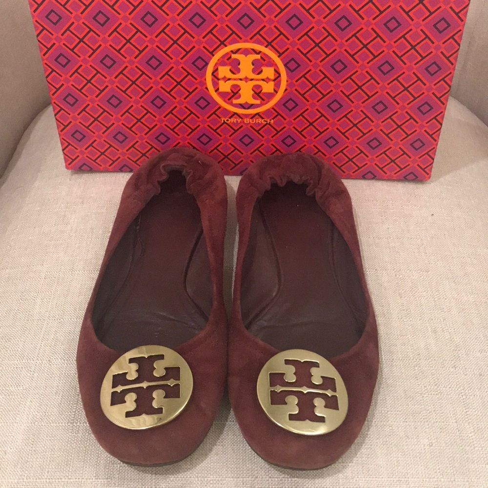 Tory Burch Suede Reva Flats